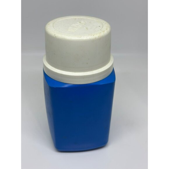 VTG 1973 Barbie Thermos 6.5"x3" Retro The-World-of-Barbie Blue READ - Picture 5 of 8